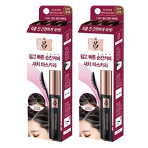려 우아채 새치 마스카라 12ml 자연갈색 x2개, 2개