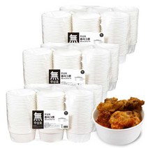 무상표 무지 종이그릇 12 x 5 cm 380ml 160매, 3개