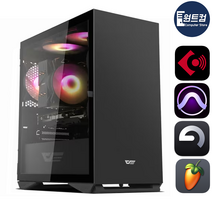 원트컴 음악작업 미디 작곡용 큐베이스 컴퓨터, 음악편집용01, 램 32GB 변경+SSD 1TB 변경+하드 2TB 추가, FREEDOS, 큐베이스 사양.01, 메모리32GB변경+SSD 1TB변경+HDD 2TB추가