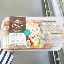 CJ 더건강한 등심슬라이스 CT1 250g, 종이박스포장, 종이박스포장