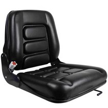 지게차 농기계 교체용 의자 굴삭기 포크레인 시트, 대 블랙시트 + 팔걸이 지게차 구멍 23x28