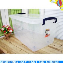 [ 투명 50L 꼬미꼬모 ]_PN_꼬미꼬모 바퀴달린 투명 리빙박스 50L_dlrhd_K/W:생활/건강_종합, 이공 본상품선택