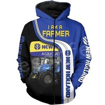 Tessffel 작업자 파머 트랙터 악기 재미 NewFashion 긴 소매 3DPrint 지퍼/후드/스웨터/자켓/남성/여성 A-9
