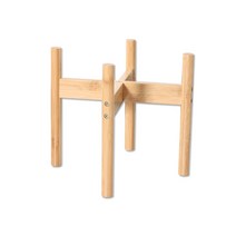 원목 화분받침대 우드스탠드 화분 스탠드 진열대 인테리어, 중(25cm), 대나무