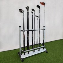 슈와츠코리아 골프채정리 진열 거치대 골프채수납선반 필드용품 다이, 골프채진열대24구실버