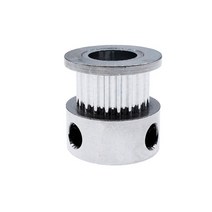 2GT 16 치아 타이밍 풀리 알루미늄 3D 프린터 부품 GT2 보어 4 5 6 폭 6mm 10mm 부품 동기 휠 기어, 01 5mm_01 6mm