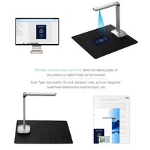 북스캐너 북스캔 비파괴 북 스캐너 양면 고속 책 Aibecy-F50 접이식 HD 고속 USB 책 이미지 문서 카메라, 01 With USB Foot Pedal