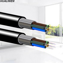 광 케이블 광섬유 야외 단일 모드 통신 기갑 광케이블 4 6 8 12 24 코어, 12core 9.0mm, 5m, 1개