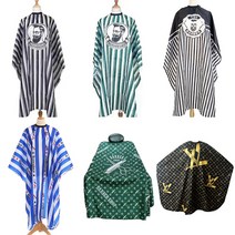 루시피 바버샵 디자인 커트보 모음/컷트보/미용가운, 5) 루이비통-그린, 1개