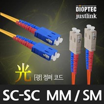 디옵텍 SSOM1S-30 광점퍼코드 (SC-SC 2C 싱글모드 1G 30M), 1개