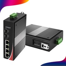 이지넷유비쿼터스 NEXT-POE1524GDT 스위칭허브 4포트 산업용 광스위치 2SFP + 4TP POE Fiber Switch