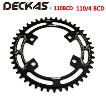 Deckas 110/4 BCD 110BCD 도로 자전거 좁은 와이드 체인 링 36T-58T for shimano 105 R2000 4700 5800 크랭, 110-4 BCD 50T