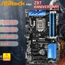 ASRock-Z97 애니버서리 마더보드 LGA 1150 인텔 Z97 4x ddr3 32GB HDMI USB 3.1 ATX 5 세대 코어 i7i5i3 cpu 지원