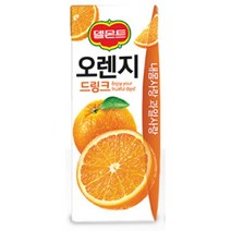 칠성 탕비실 손님대접 가족간식 델몬트 드링크 오렌지 주스 과즙음료 과일주스 생과일 190ML 48개, 6세트