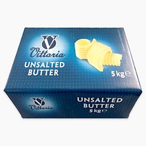 아이스박스포함 빅토리아 버터 5kg [4개묶음] 이탈리아 발효 무염 비토리아