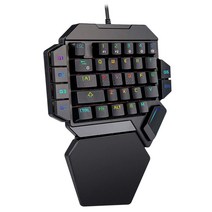 원핸드 한손 키보드 롤전용 게이밍 단축키 USB 배그, 상세이페이지 참고, 상세이페이지 참고, K700 그린 샤프트휴대용 흡입 분리 가능