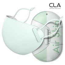 에어스킨 3.0 숨쉬기편한 컬러 마스크 가드 뽕 스포츠 국내산 MB 필터 대형 세트 CLA 클라, M(남성권장), 민트, 에어스킨 본품1P+전용필터2팩(20P)