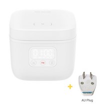 미니 전기 포트 XIAOMI-Mijia 미니 전기 밥솥 1.6L 스마트 쿠커 1-2 인용 소형, 02 AU Plug