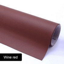 가죽쇼파 리폼 수리 천갈이 가죽 패치 자기 접착 패딩 소파에 대한 스티커 인공 시트 수정 자동차 Pu 패브릭 테이프, 25X60cm, Wine Red