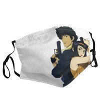 Cowboy Bebop-5 성인용 인쇄 마스크 일본 만화 영화 방진 빨 조절 가능