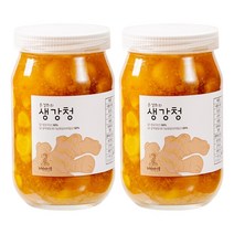 허밍테이블 수제 생강청 (유기농원당), 500g, 2개, 2개