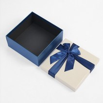 예쁜선물상자 고급포장박스 정사각 21x21 화이트