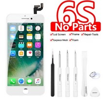 NOHON-아이폰용 LCD 디스플레이 아이폰 7 6 6S 8 플러스 X XS XR 판탈라 스크린 3D 터치 디지타이저 어셈블리 핸드폰 LCD AAAA ++ Ho, 6S White No Parts