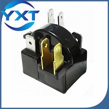 냉장고 부품 냉동고 1pcs 새로운 피팅 PTC 스타터 열 보호기 릴레이 6 플러그 QP215K