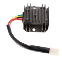 차량용 슈퍼 캐패시터 캐퍼시터 전압안정기 1 Pcs 12V 4 전선 전압 조정기 바이크 오토바이/보트 모터/ATV 125cc-150cc 먼지 자전거/쿼드 등 오토바이 전기, 1개