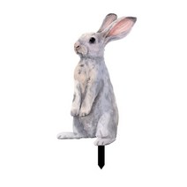 1/3pcs 부활절 토끼 정원 스테이크 마당 기호 실내 야외 실루엣 장신구, 스타일 2