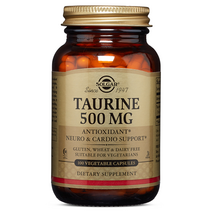 솔가 타우린 500mg 베지터블 캡슐 글루텐 프리 비건, 100캡슐, 1개