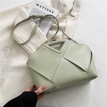 니트주름가방 뜨개 니트 에코 숄더 가방 주름 데일리 호보 백 지갑과 핸드 럭셔리 pu