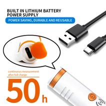 Norm 펜 타입 핵 방사선 검출기 X-ray Y-ray B-ray 내장 리튬 배터리 포함 미니 사이즈, [01] WHITE