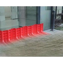 차수판 차수막 설치 차수벽 분리대 홍수 침수 방어벽, 플라스틱 시트 - 너비 1m