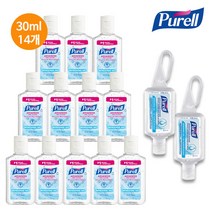 [미국배송]퓨렐 손소독제 휴대용 30ML 12+2개잴리랩 14개, 30ml14개