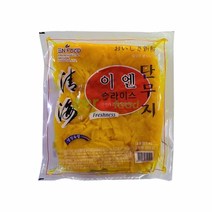 상세설명참조 이엔 청해 슬라이스 단무지 1kg, 단품, 단품