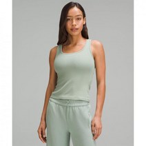 룰루레몬 홀드 타이즈 스퀘어-넥 탱크 상의 - 팜 코트 티셔츠 탱크탑 426380