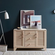 나무뜰 웰 편백나무 1200 와이드 서랍장 FMF167, 네추럴