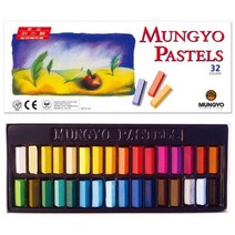 문교 사각파스텔 32색 파스텔