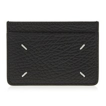 디몬트 22 F/W 마르지엘라 페블레더 스티치 로고 싱글 카드 홀더(블랙) SA1VX0005 P4455 T8013