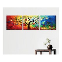 DIY 명화그리기 페인팅 행운의나무 3단세트 40X50X3EA diy명화그리기 명화그리기세트 그림그리기 아이러브페인팅 수채화그림, 단품