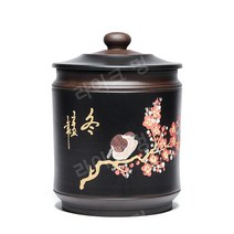 병차 보관함 저장 용기 대용량 차통 자사 찻잎, D