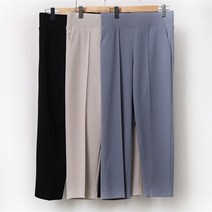 강물처럼 빅사이즈사랑해요 9196L104 밴딩포켓 쫀쫀 슬랙스 MD (6897574)