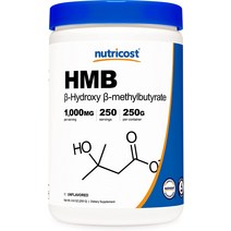 HMB 파우더 240g 무맛 1병, 단품, 단품