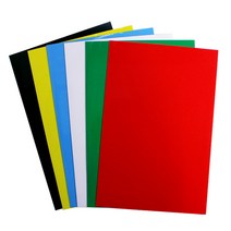 화신 칼라 고무 자석판 200x300x0.8T 녹색, 1개