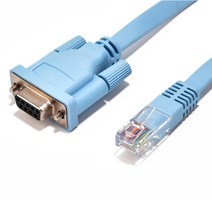 컴팩트 rj45db9 9 핀 암 직렬 RS232 콘솔 케이블 효율적인 라우터 스위치 관리 및 디버깅, 4.5M_DB9-RJ45