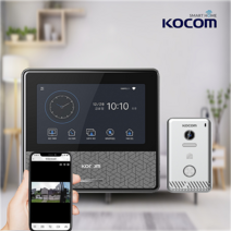코콤 스마트 인터폰 2선식 IOT 비디오폰 KCV-S701IP2W 블랙, KCV-S701IP2W 화이트