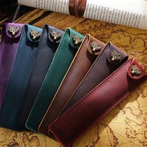 소가죽 만년필 파우치 케이스 1구 11색 Wstug 증정, 버건디