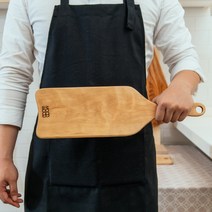 무드우드 MOODWOOD 박달나무 손잡이형 도마 PLATE