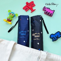 키스해링 터치 자외선차단 3단 초경량 암막 우양산